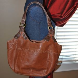 EUC The Sak shoulder bag, brown leather